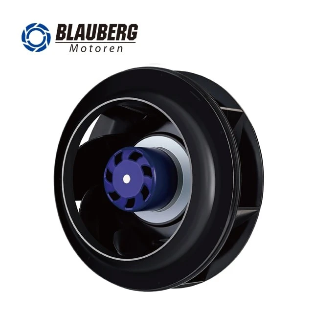 175mm 48V Motor 0-10v Extractor Rotor DC Backward Curved Centrifugal Fan factory